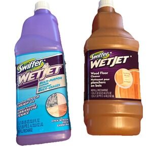Swiffer WetJet Lot Of 2 - Multi Purpose & Wood Floor Cleaner Refill